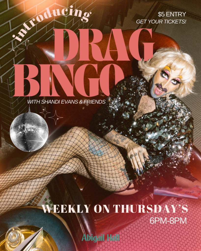 Drag bingo flyer